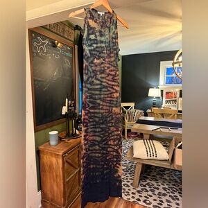 Cotton Citizen Tie-Dye Sleeveless Maxi Dress